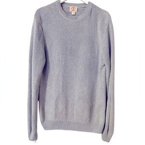 grey honeycomb-knit sweater from Brooks Brothers Red Fleece line